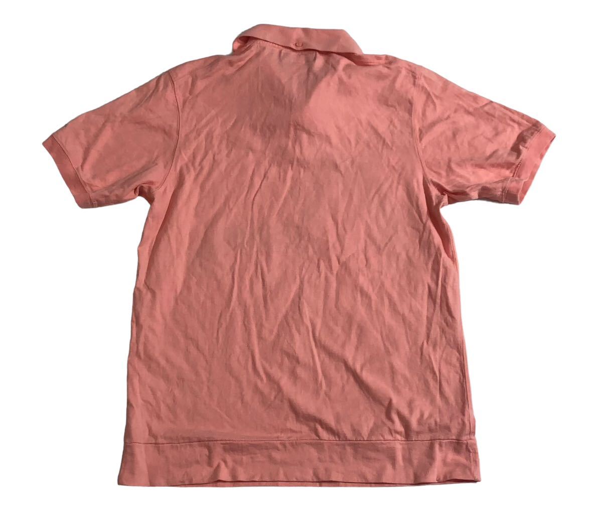 # EVISU YAMANE GUARANTEED Evisu yamane гарантия -do# большой утка me Logo принт вышивка рубашка-поло с коротким рукавом розовый 40