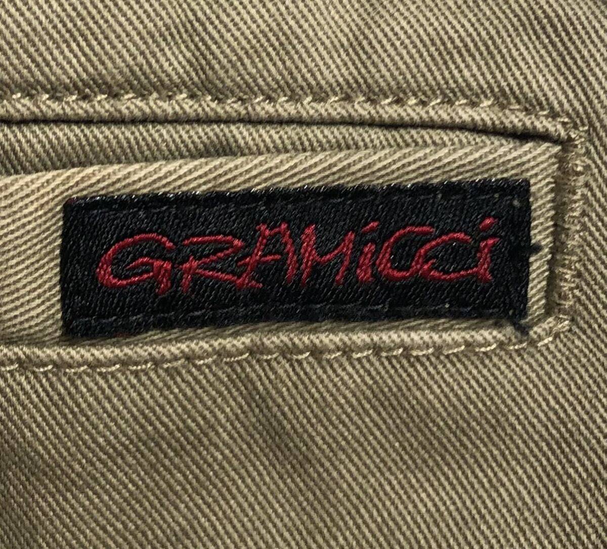 ■ GRAMiCCi グラミチ ■ ロゴ ラベル コットン トレッキング パンツ ベージュ Sの画像5