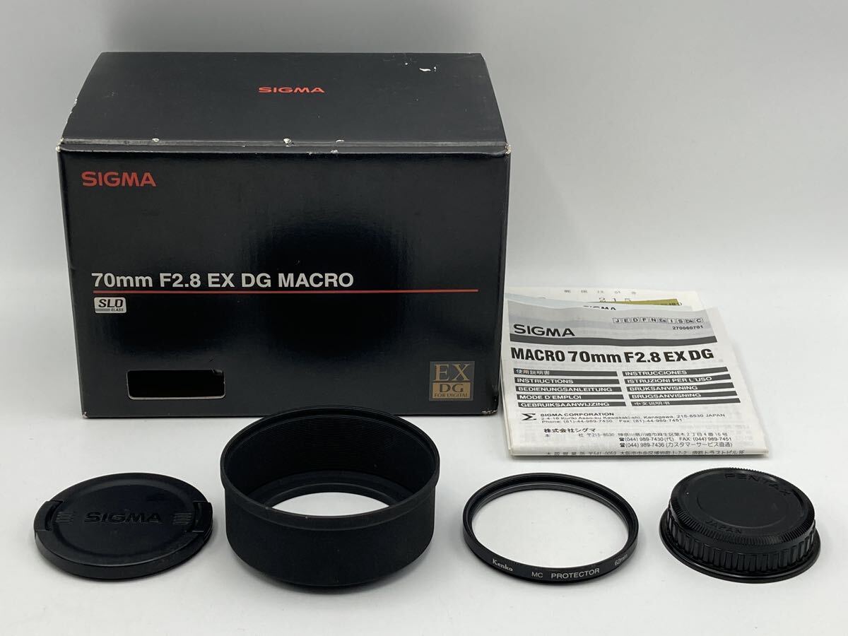 * free shipping * rare *SIGMA 70mm F2.8 EX DG MACRO Pentax for K mount Sigma PENTAX macro box attaching 2703H