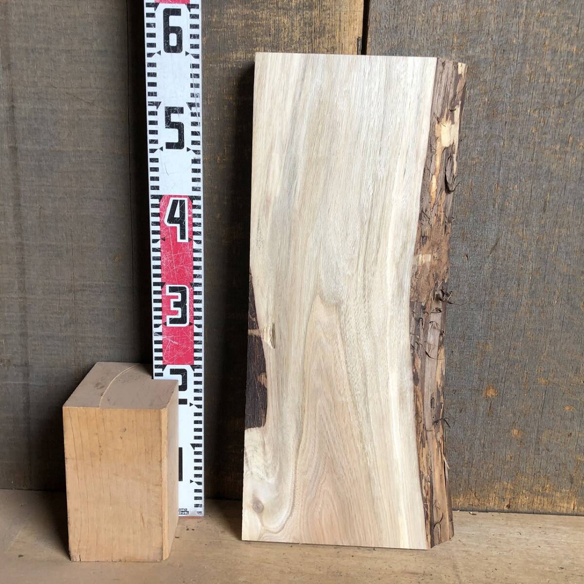 送料無料！【S740G】胡桃 555×～255×36㎜ 板材 乾燥材 木工 DIY 材木 天然木 無垢材《銘木すずめや》_画像6