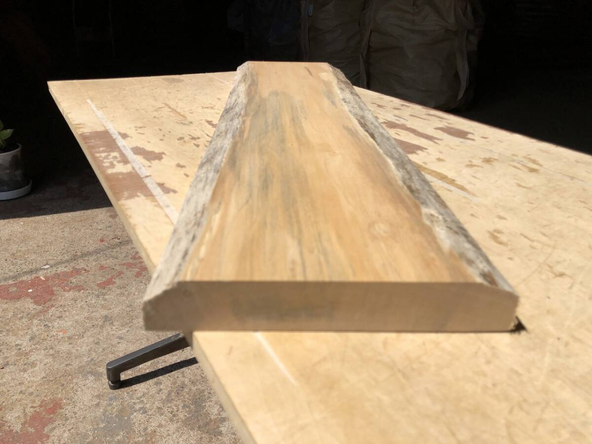 送料無料！【S831H】辛夷 873×222×35㎜ コブシ 板材 乾燥材 木工 DIY 材木 天然木 無垢材《銘木すずめや》_画像2