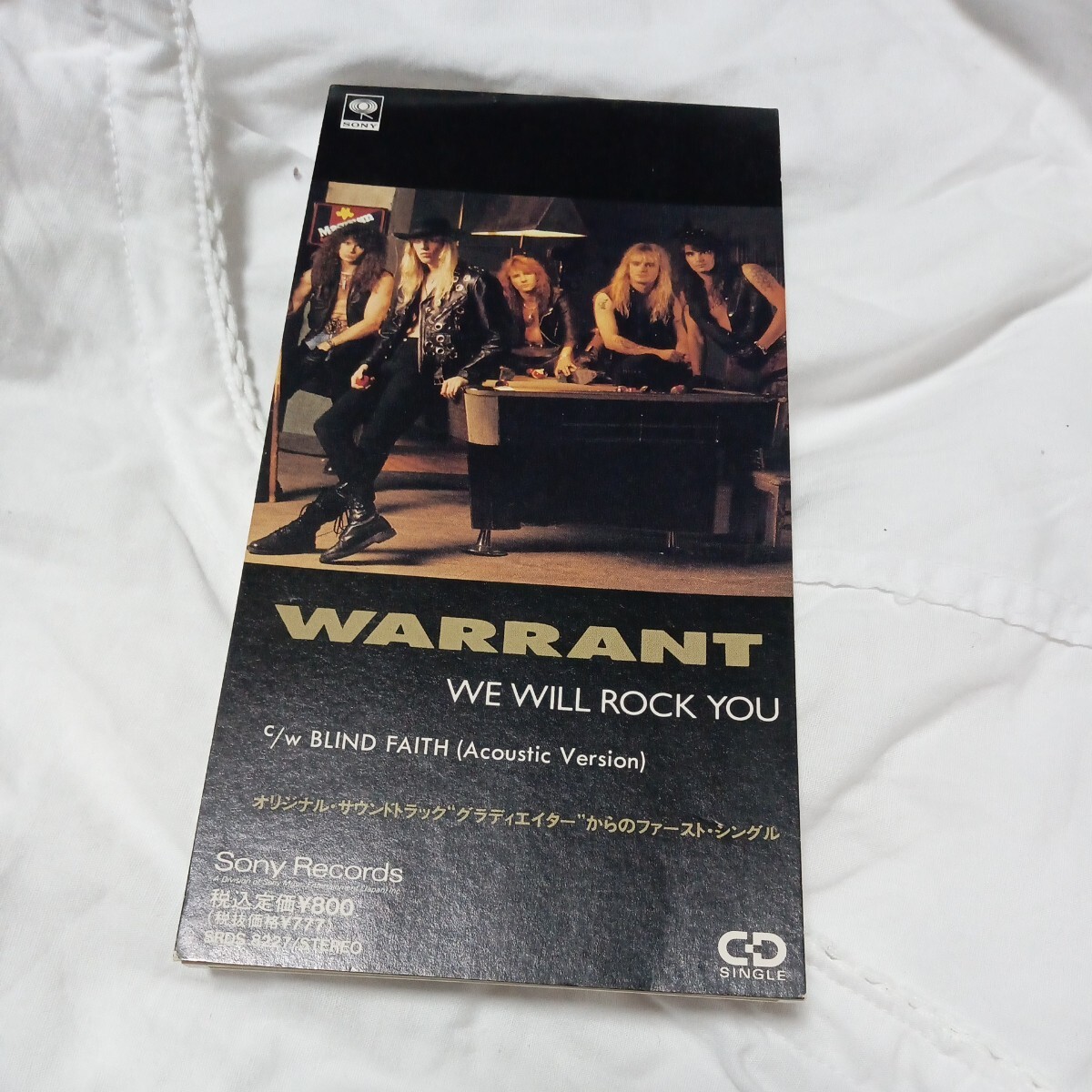 ウイ・ウィル・ロック・ユー　WARRANT 8cmCD