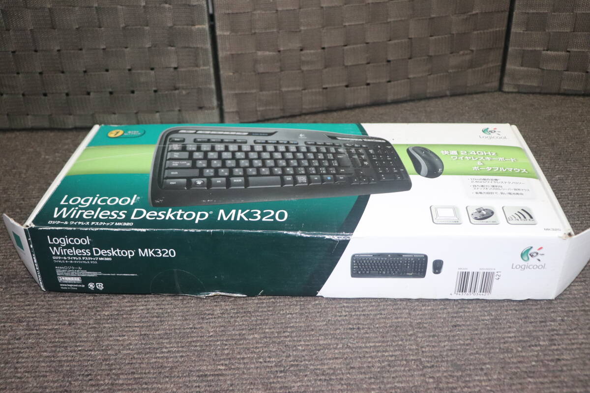 【A01】ワイヤレスキーボード Logicool Wireless Desktop MK320 動作未確認　ジャンク扱い_画像1