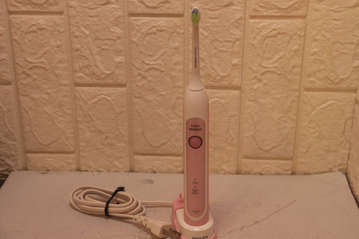 【c05】動作済 本体 充電器セット PHILIPS sonicare フィリップス ソニッケアー 電動歯ブラシ HX6530 HX6100_画像7