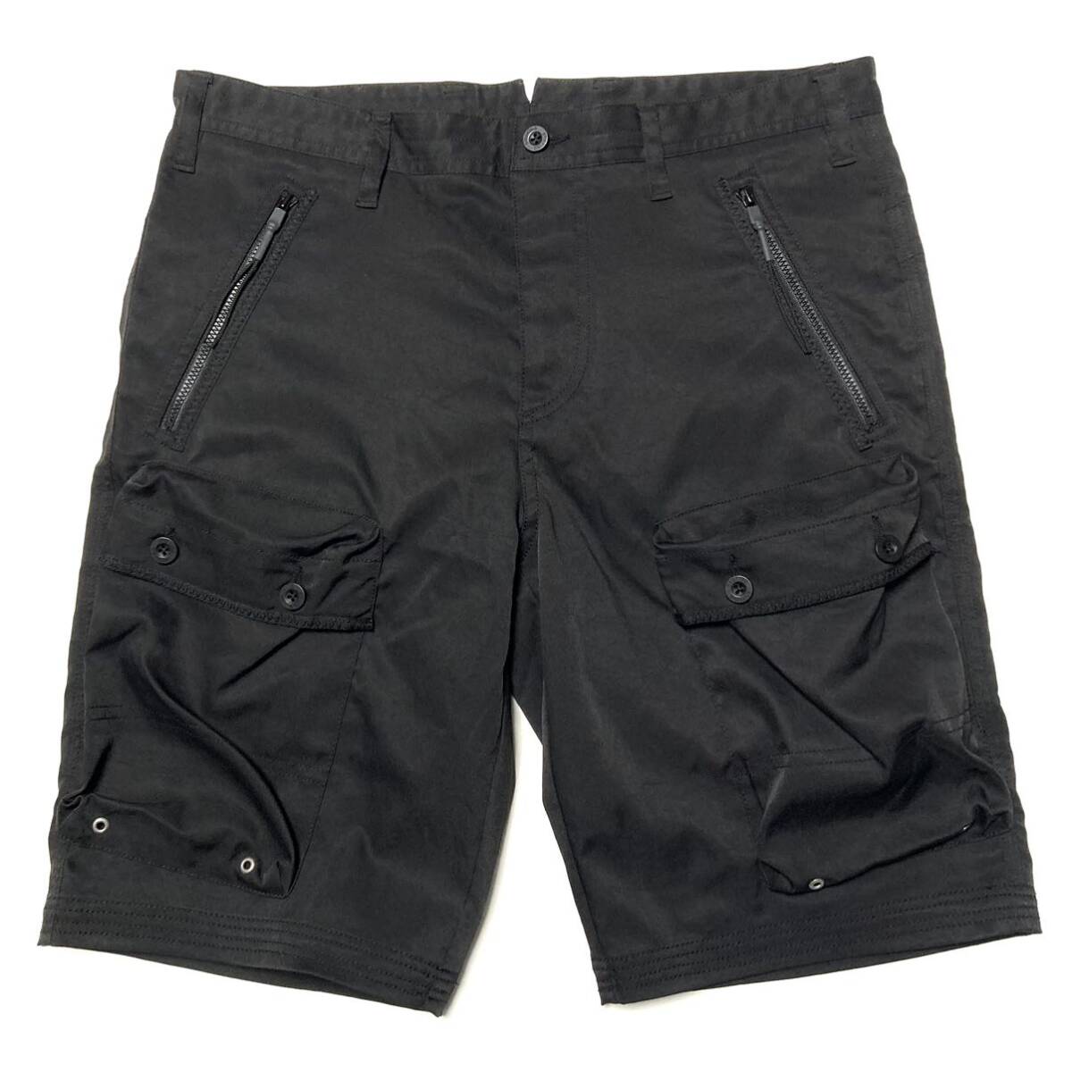 美品 定価28600円◆BRIEFING GOLF◆Military Short Pants Black M ブリーフィング ゴルフウェア ショートパンツ ミリタリー ブラック 黒_画像1