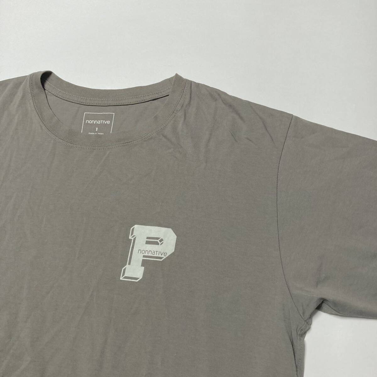 美中古 2022◆nonnative◆Dweller S/S Tee P 1 ノンネイティブ Tシャツ 半袖 グレー Cement NN-T4209 半袖Tシャツ カットソー_画像4