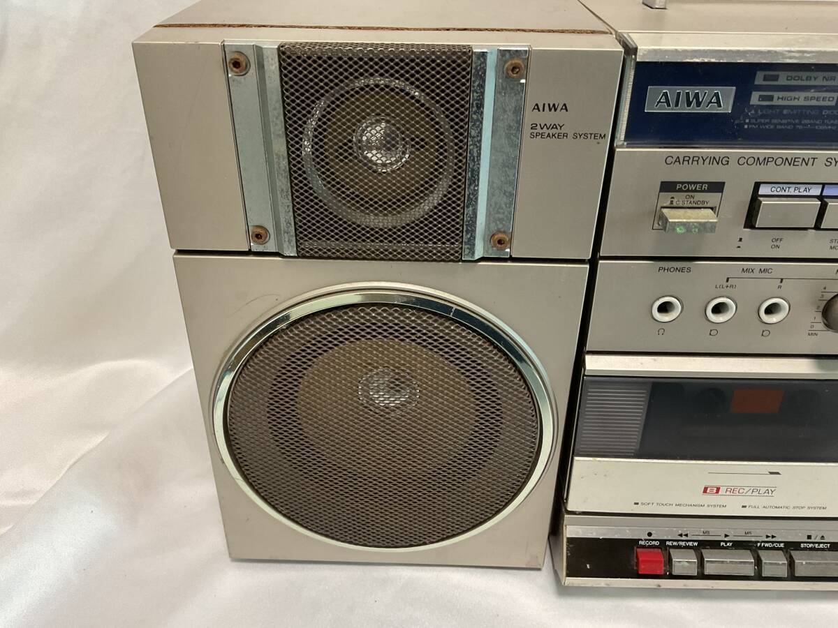 AIWA CA-W1 DSL Wカセット ダブルラジカセ コンポ FM/AMラジオ 現状品
