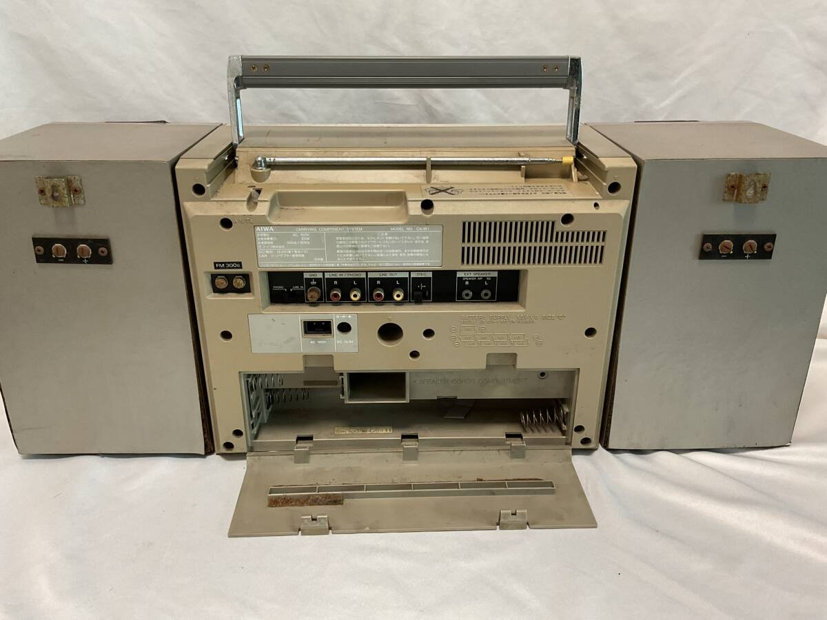 AIWA CA-W1 DSL W кассета двойной магнитола проигрыватель FM/AM радио текущее состояние товар 