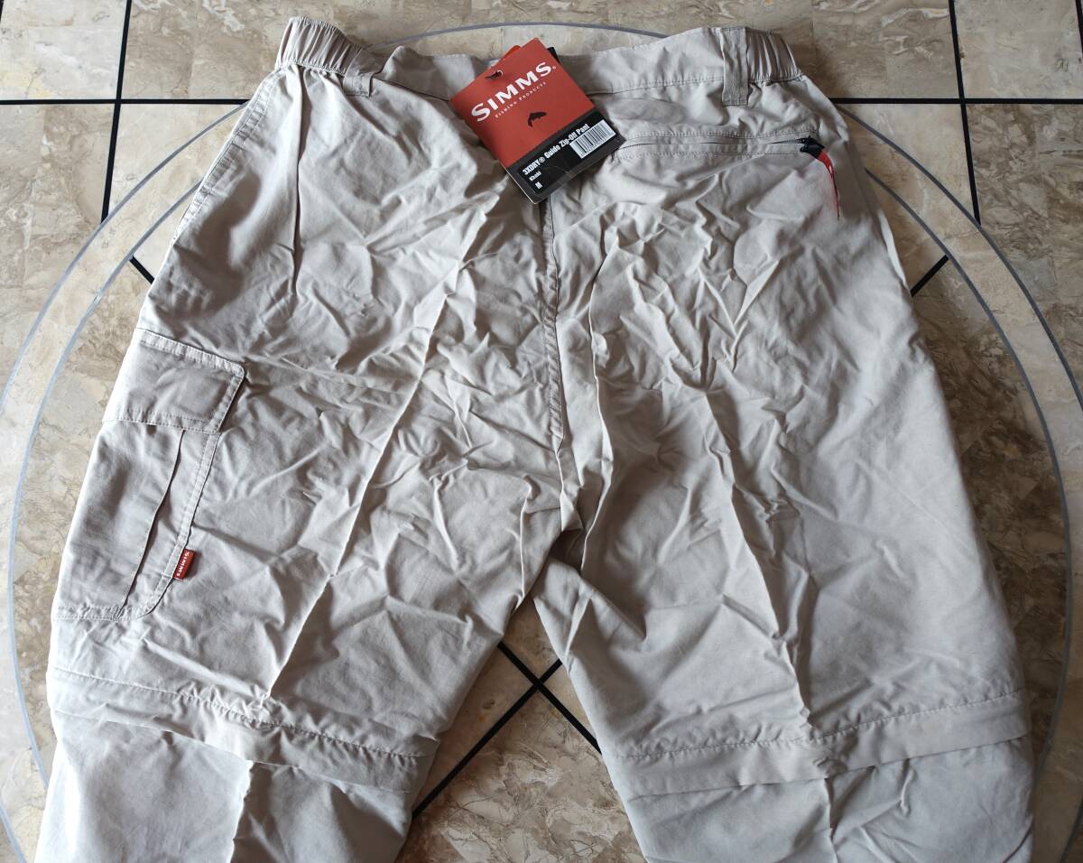 SIMMS シムス 3Xdry Guide Zip-Off Pant  カーキ M（USサイズ）の画像4