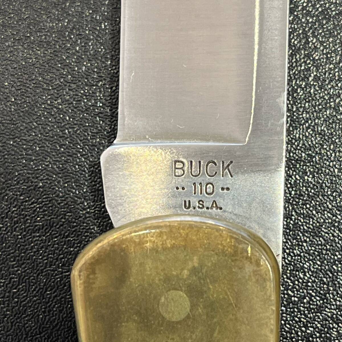 BUCK KNIVES バックナイフ 110 折りたたみナイフ サバイバルナイフ フォールディングナイフ アウトドア ヴィンテージ の画像3