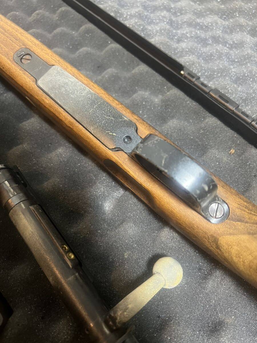 マルシン Kar98k 8mm 予備クリップ2セット付き ジャンク ガスガン リアルウッド カート式の画像5