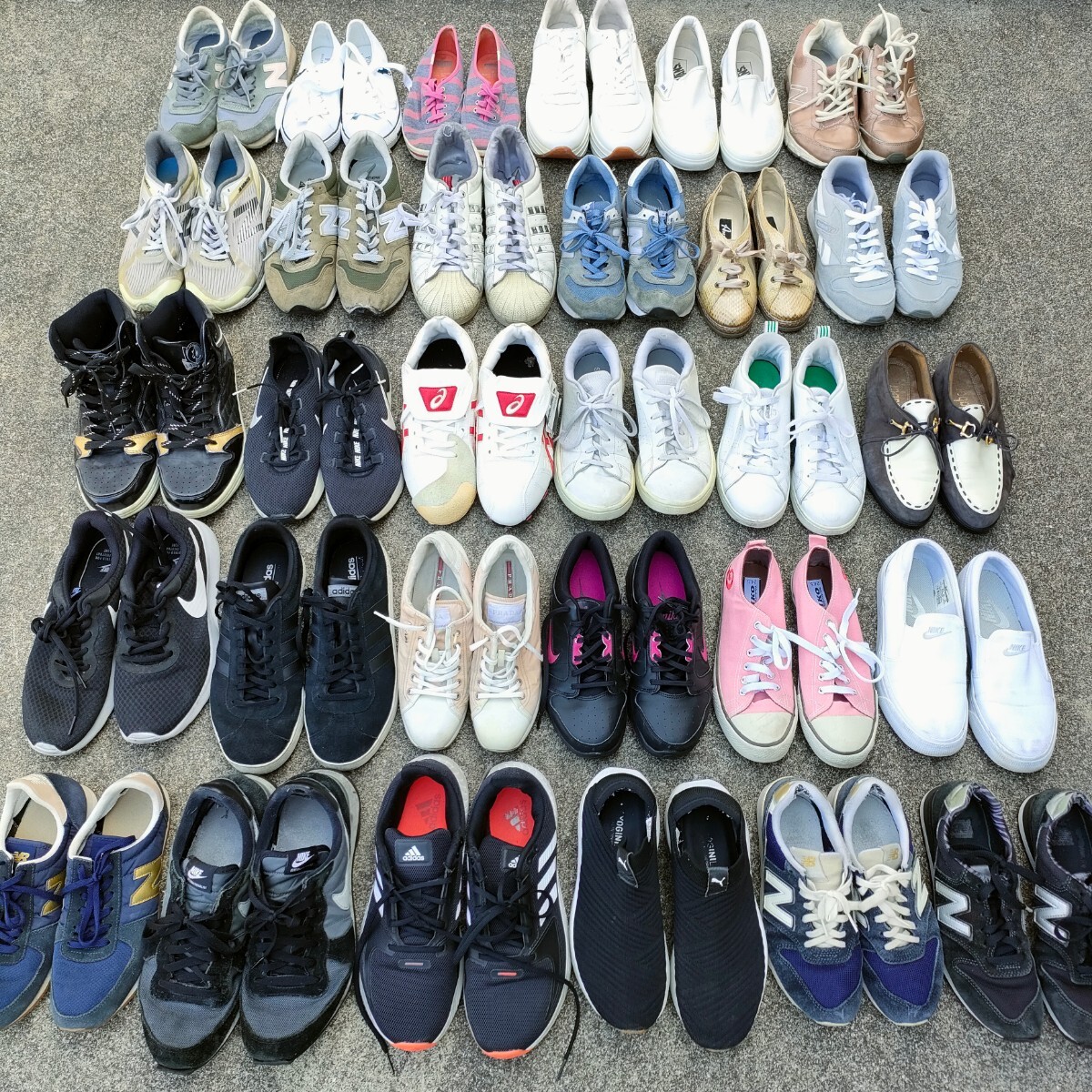 1 jpy Prada Nike New balance Polo Vans etc. sneakers 30 point set sale lady's men's mixing recommended 