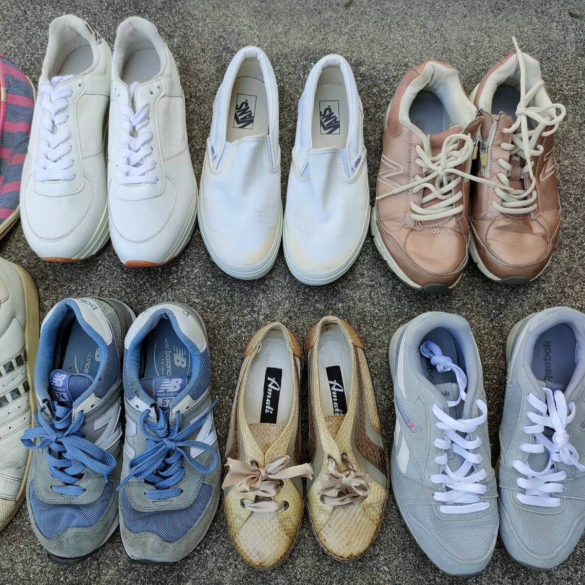 1 jpy Prada Nike New balance Polo Vans etc. sneakers 30 point set sale lady's men's mixing recommended 