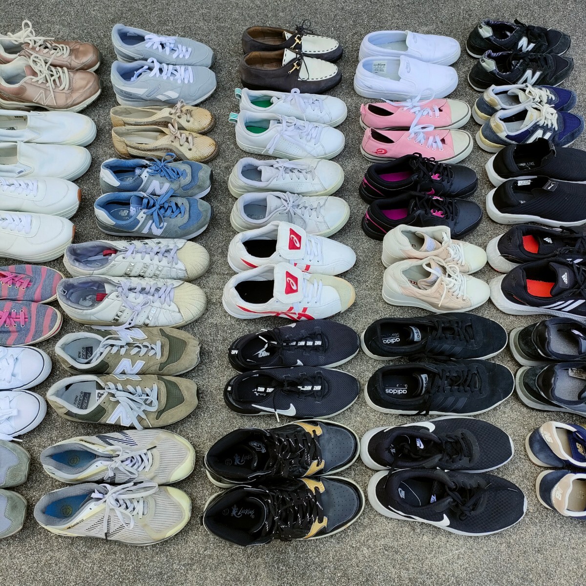 1 jpy Prada Nike New balance Polo Vans etc. sneakers 30 point set sale lady's men's mixing recommended 