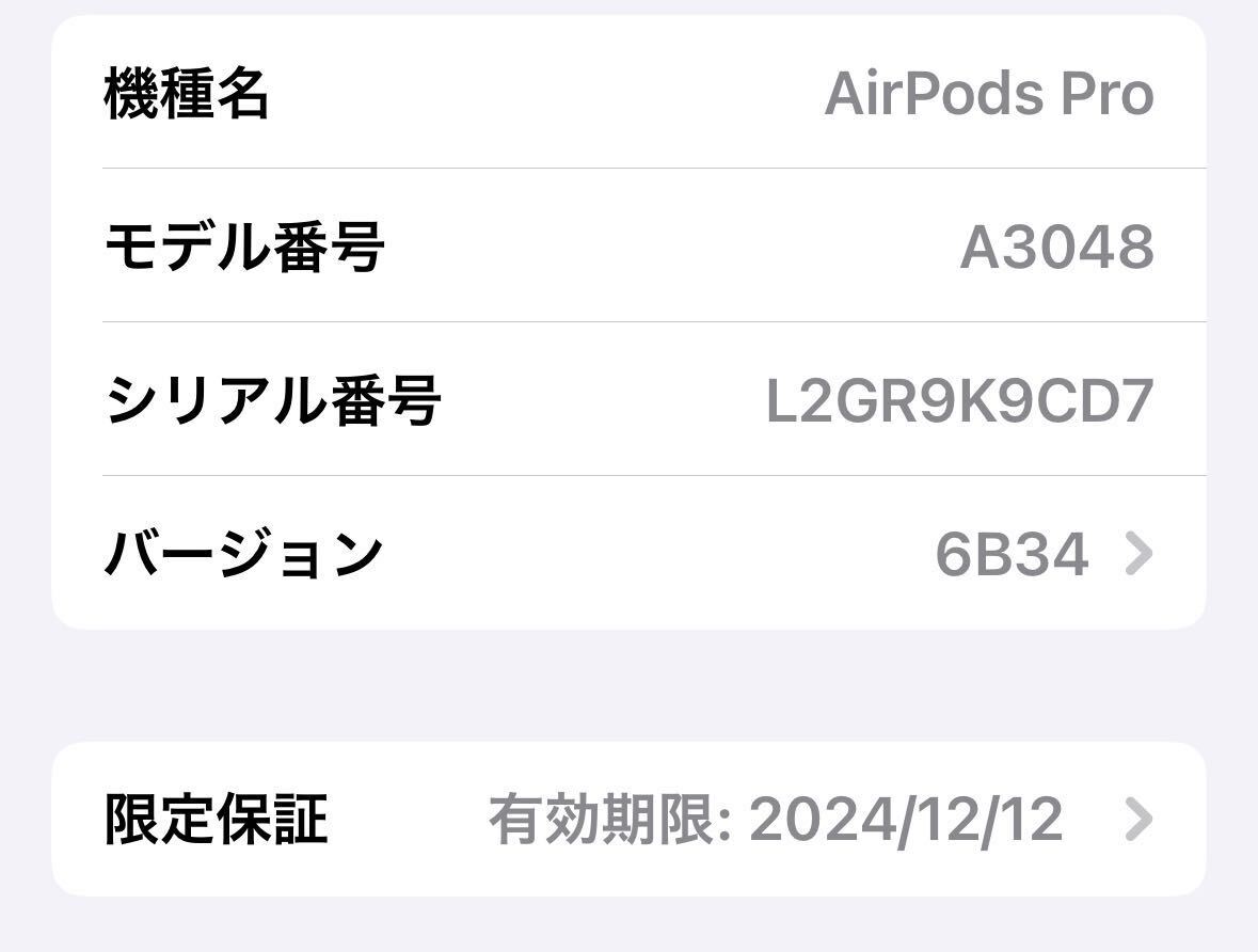 【美品】 AirPods Pro 第2世代 USB Type-cの画像4