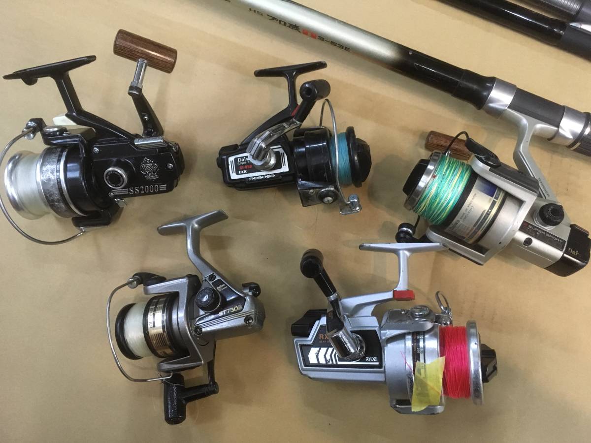  sea fishing set set sale ( Daiwa . Shimano. fishing rod & reel set +...* comming off etc. )