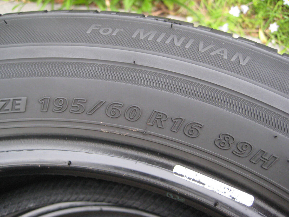 ☆ 195/60R16 BRIDGESTONE ECOPIA NH100RV 中古使用品 4本 ☆の画像2