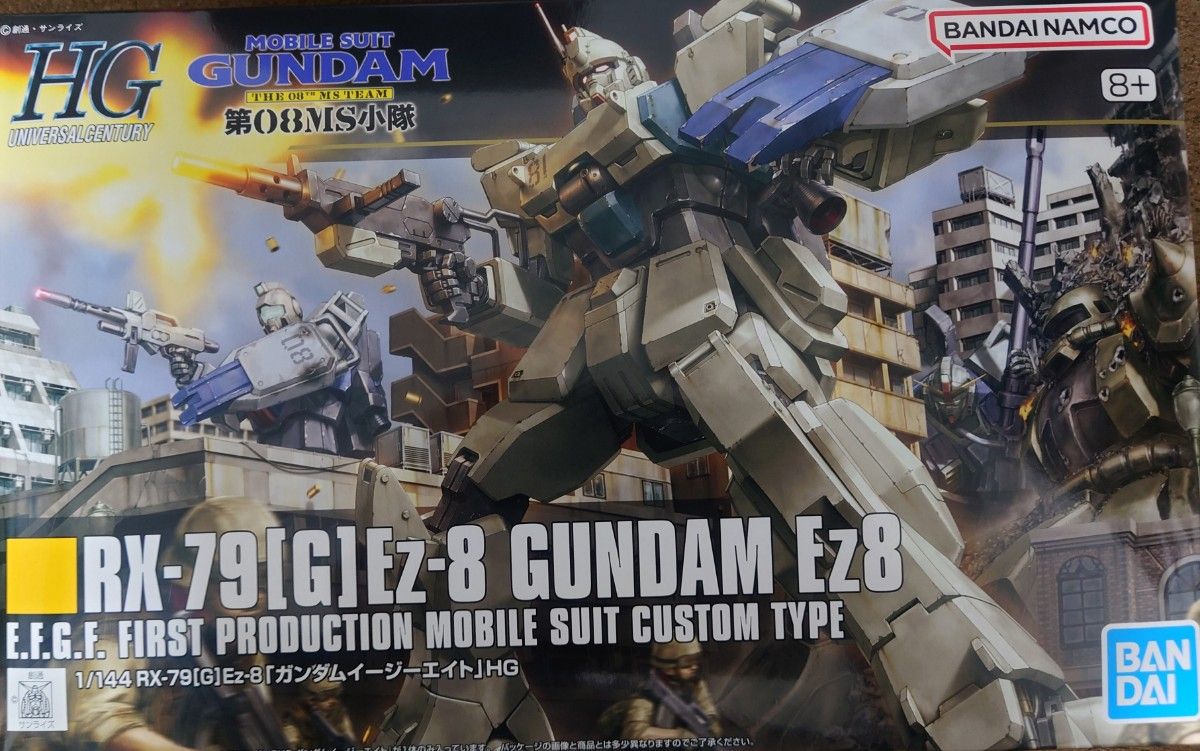 HG 機動戦士ガンダム 第08MS小隊 陸戦型ガンダム と ガンダムEz-8 1/144スケール の２体セット