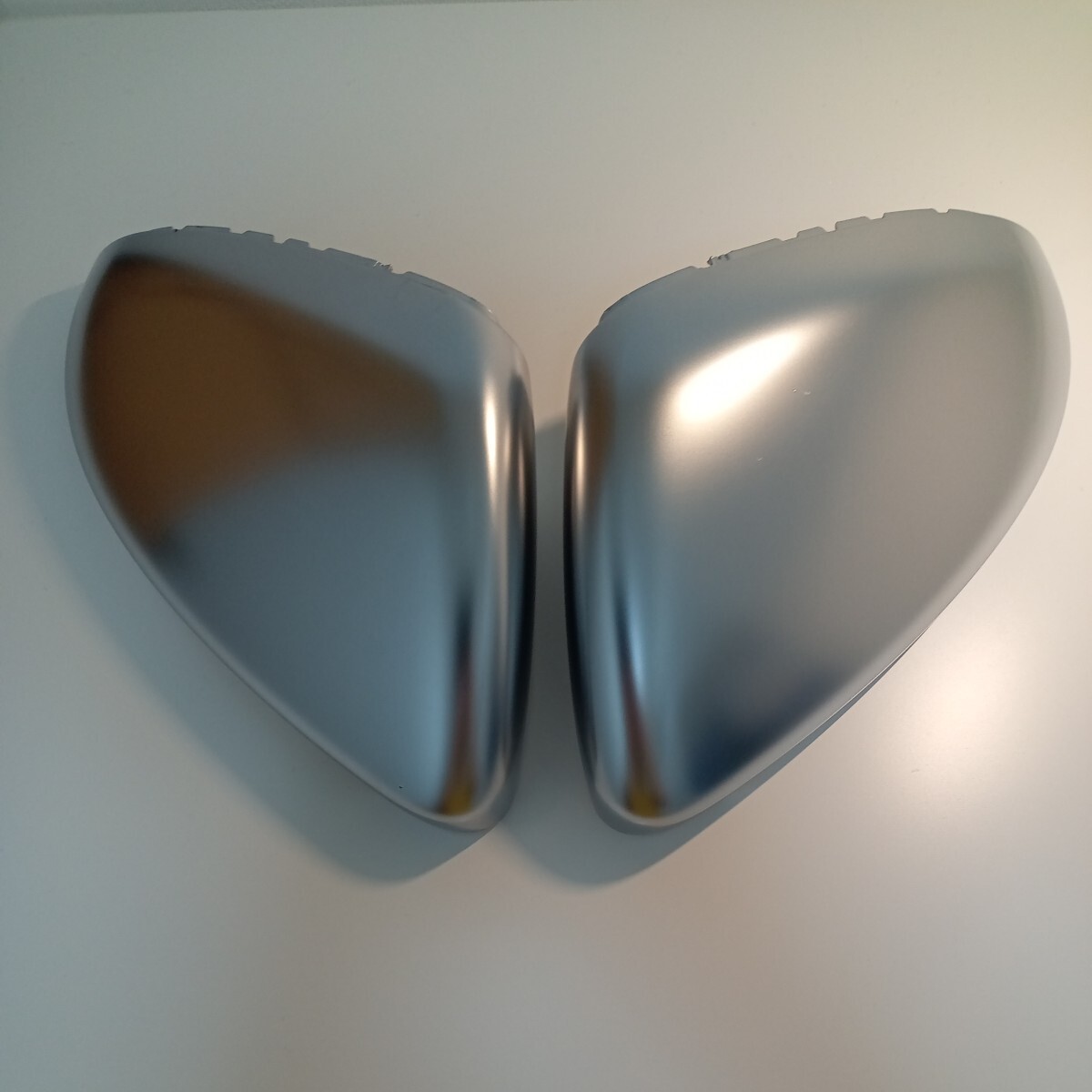 VW Volkswagen GOLF7 for genuine products side mirror cover ( mat silver ) left right 1 set [ left right .. small scratch equipped ]