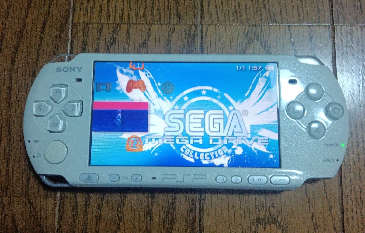 PSP-3000 パールホワイト 中古品 本体のみ ◯ボタンに潰れ有り 起動確認済み