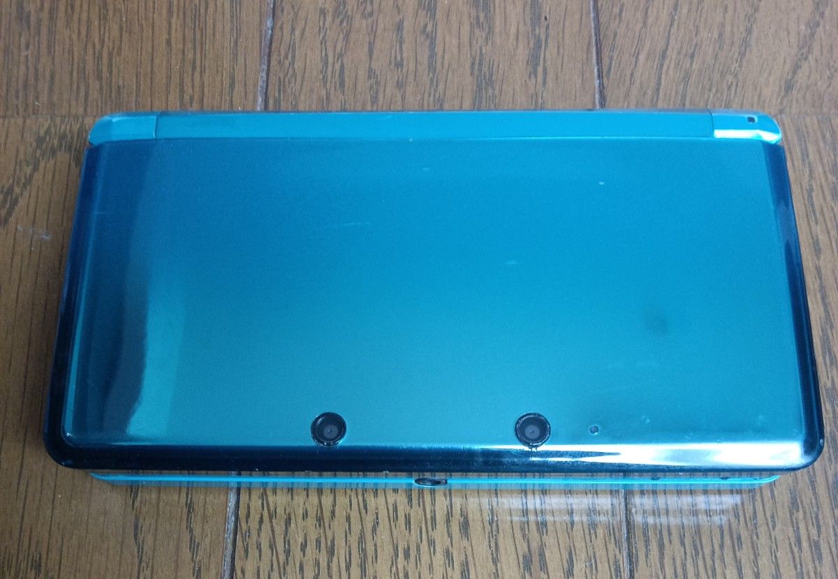 ニンテンドー3DS アクアブルー ジャンク扱い スライドスティック破損 本体のみ 起動確認済み