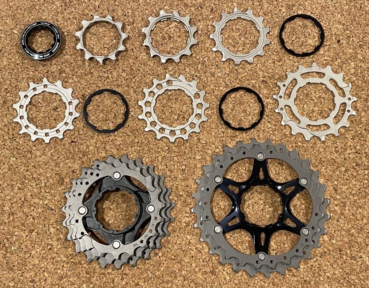 【送料無料】【未使用】シマノ デュラエース SHIMANO DURA-ACE 11速スプロケット CS-R9100 11-28T ①