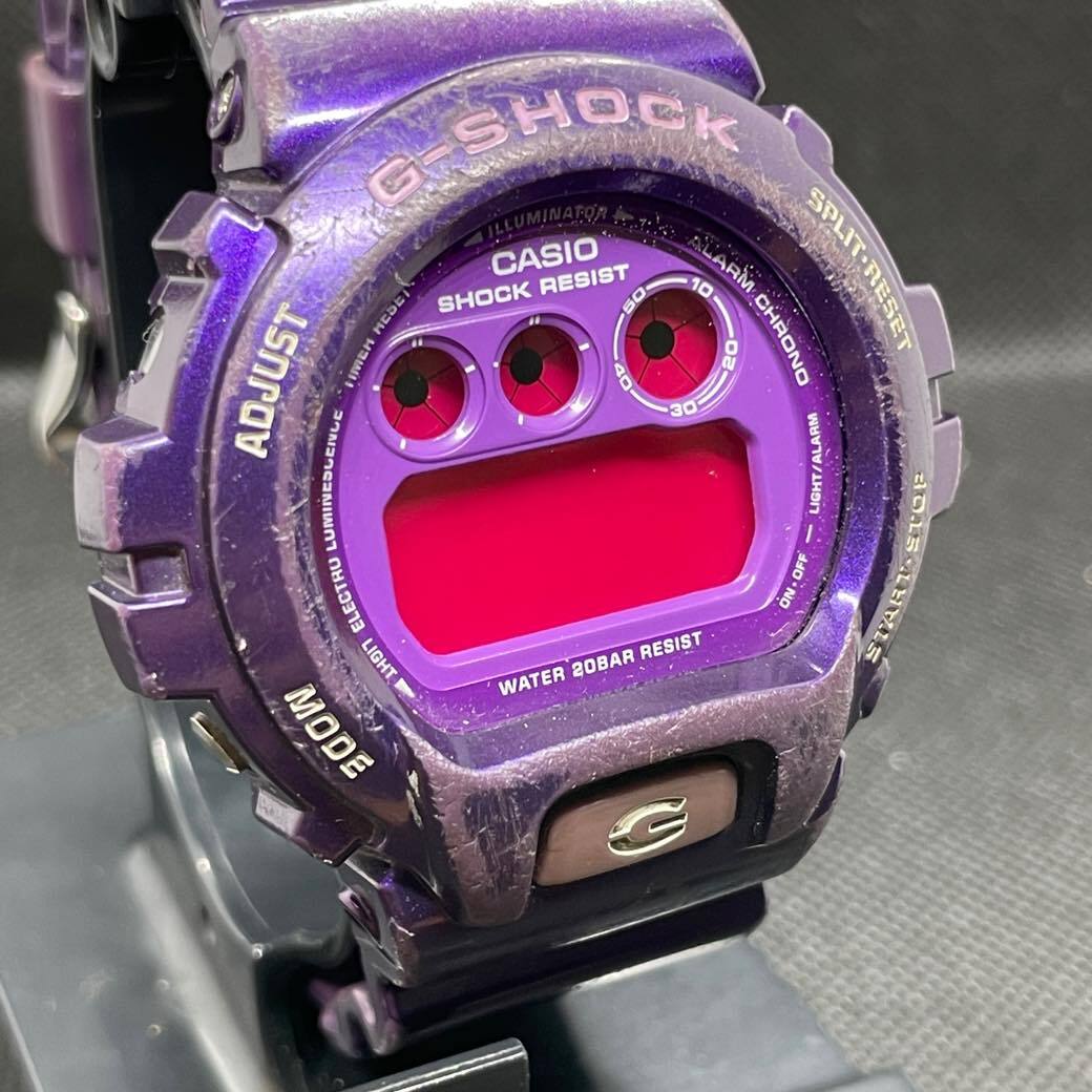 【1円スタ】 G-SHOCK CASIO カシオ DW-6900CC-6 パープル クレイジーカラーズ 海外モデル Gショック #A787の画像1