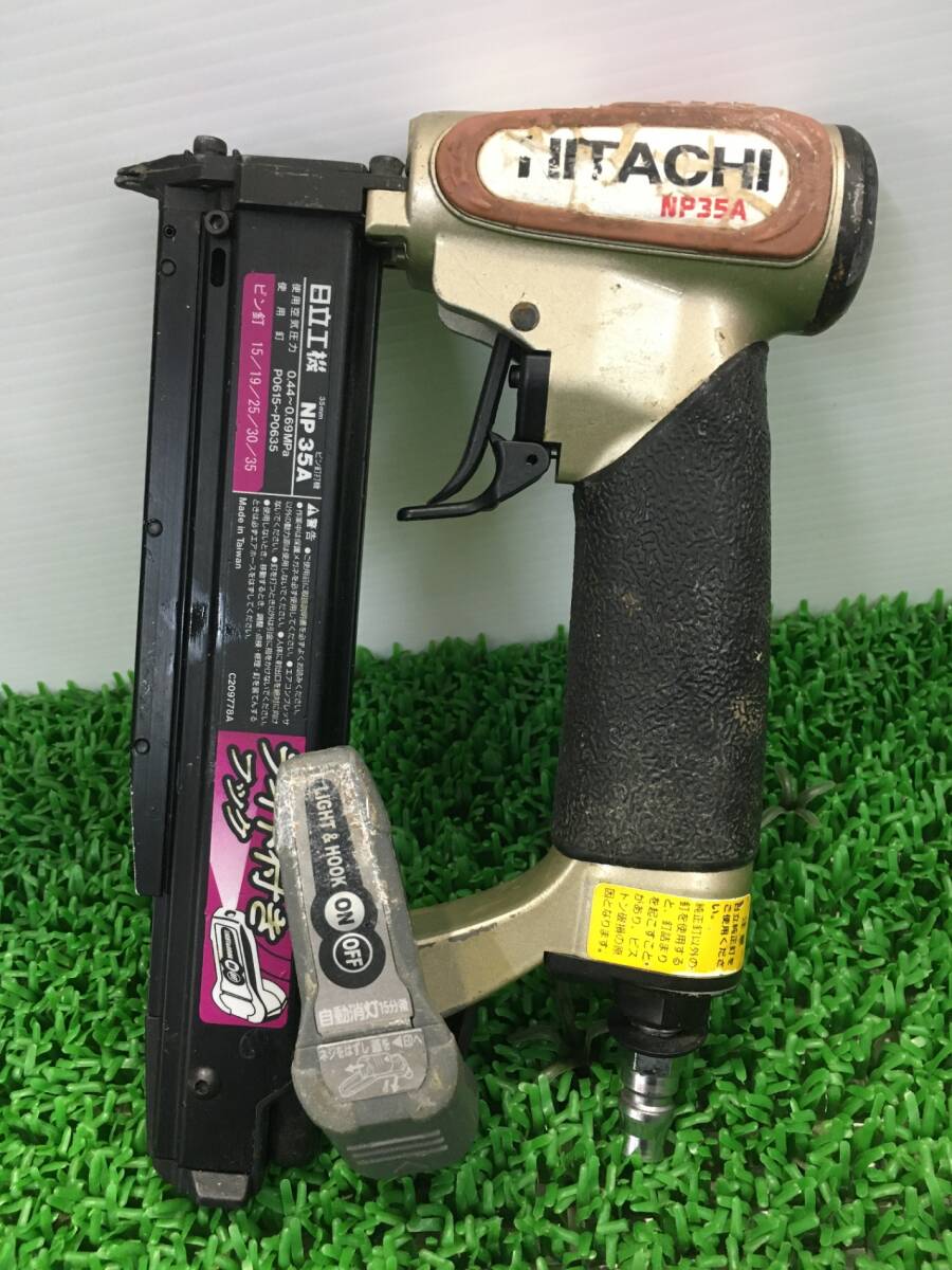 【中古品】★HiKOKI(旧日立工機) 35㎜常圧ピン釘打機 NP35A / IT9I0SJSF7ZD
