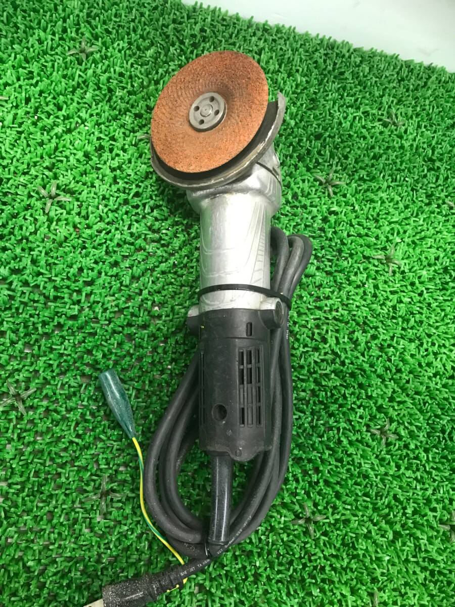 【中古品】★HiKOKI(日立工機) 100㎜電気ディスクグラインダ (穴径15㎜/ AC100v) G10SH5(SS) / IT8DJ3L3M354_画像2