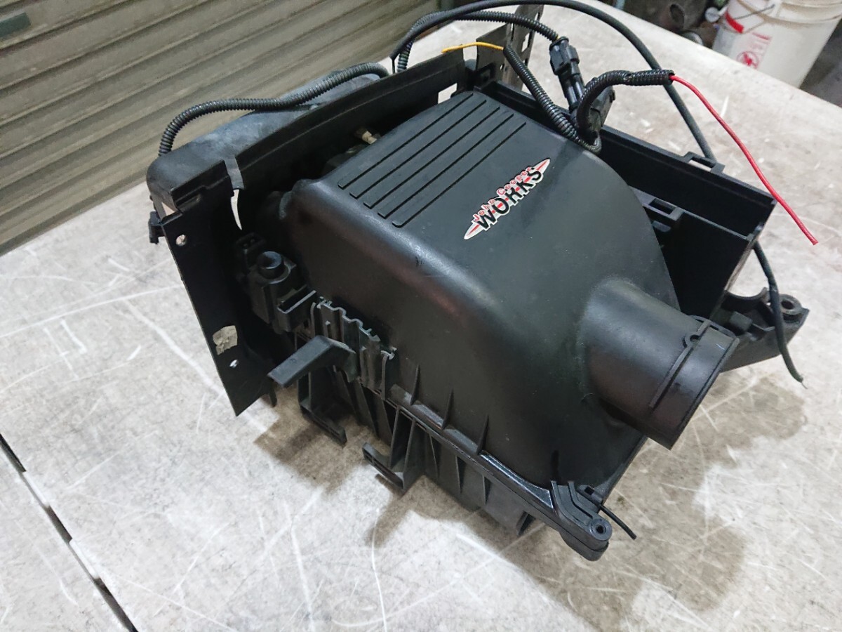 *H300[ rare JCW air cleaner box full set ] Mini Cooper S R53 RE16 ( R50 RA16 r52 JCW original 