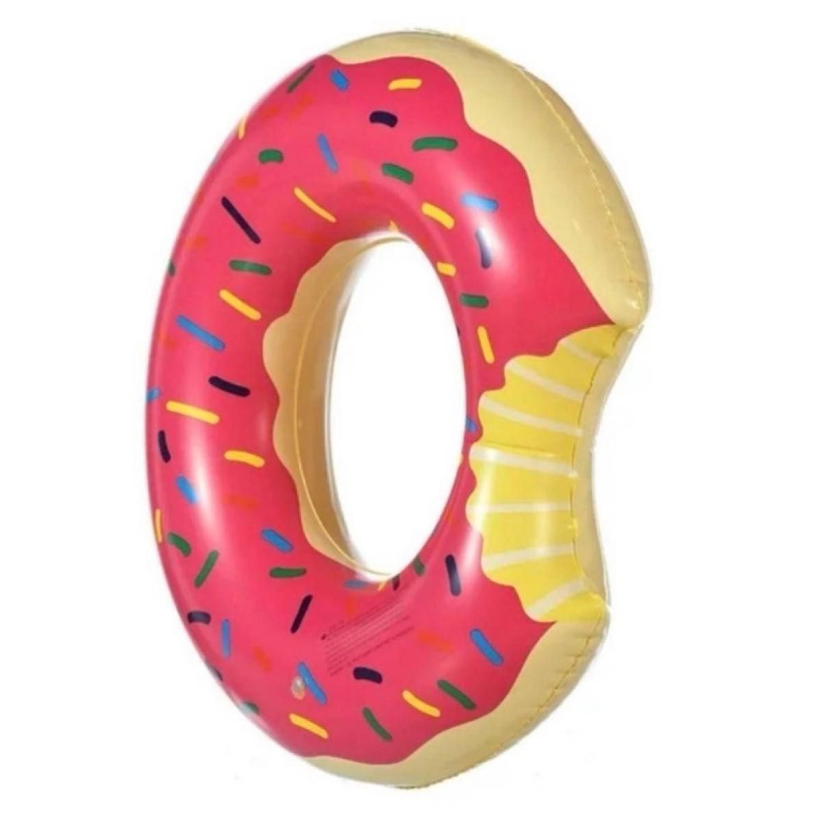【ピンク】ドーナツ 浮き輪 90cm ドーナッツ 水遊び プール 夏休み 海 子ども キッズ 浮輪 うきわ アウトドア  フロート