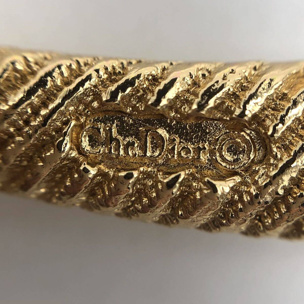 Christian Dior クリスチャン ディオール ブローチ ゴールド ファッション アクセサリー P1303の画像5