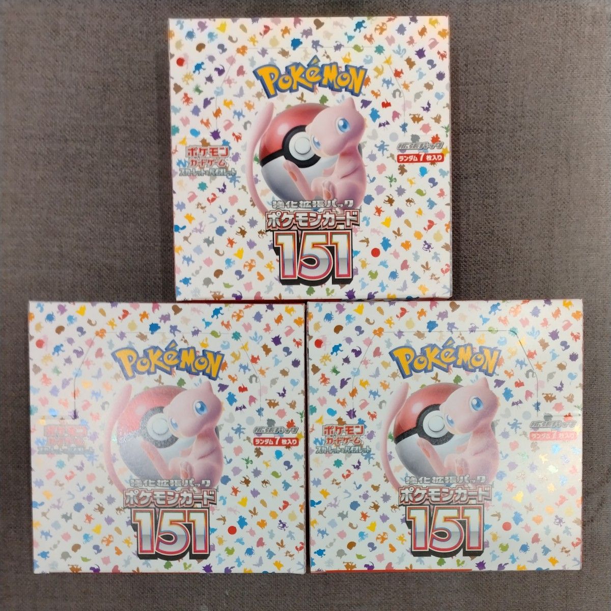 ポケモンカード 151 box 未開封 シュリンクなし 3BOX｜Yahoo!フリマ