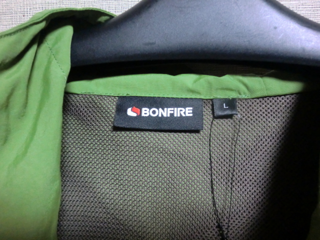 新品　ボンファイア（Bonfire）LINEN&NYLON マウンテンパーカージャケット 　Lサイズ　19,800円（税込）_画像2