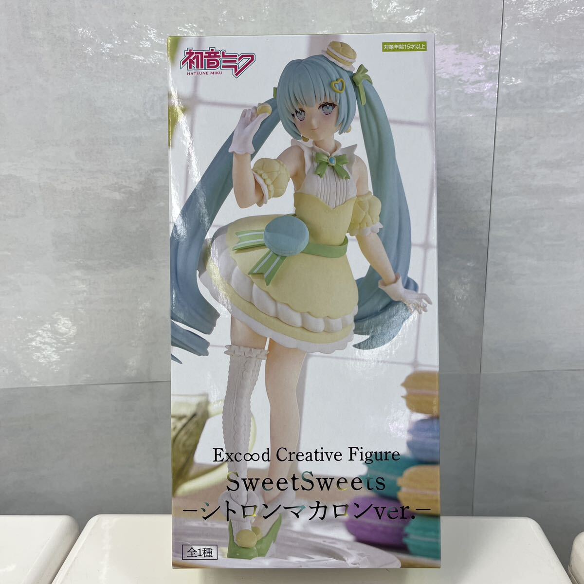 H747【未開封新品】「キャラクター・ボーカル・シリーズ 01 初音ミク」 Exc∞d Creative Figure SweetSweets-シトロンマカロンver.-_画像1