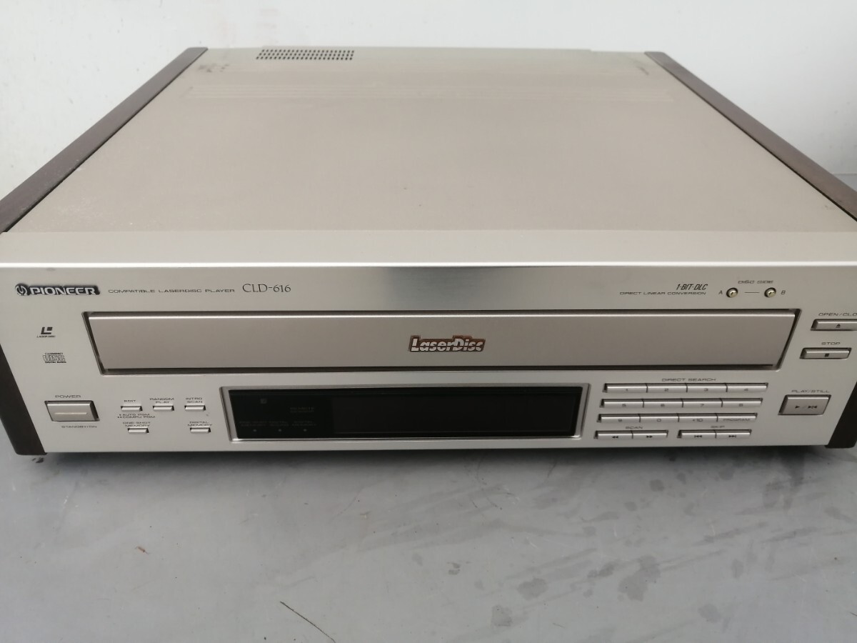 PIONEER Pioneer laser disk player CLD-616 LD player electrification verification settled, operation is unconfirmed..