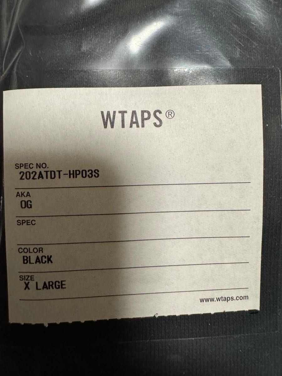 20aw WTAPS OG HOODIE BLACK XL 