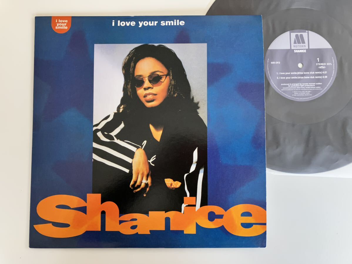 シャニース Shanice / I Love Your Smile 5Track 日本盤12inch MOTOWN MR093 99年盤,Driza Bone Remix,Narada Michael Walden,Inner Child,の画像1