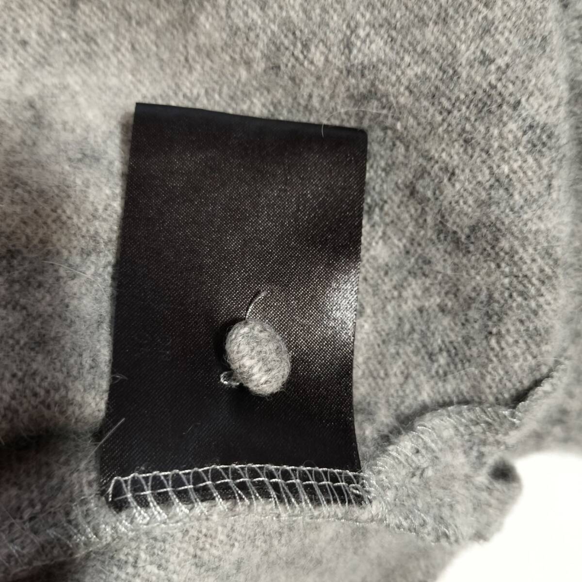 【体型カバーy2kスタイル】　アナイ　ANAYI　ニット セーター オーバーサイズ ショート丈　グレー　M_画像7