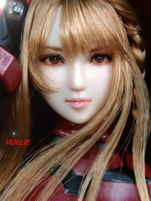 ●RUELIE●1/6カスタムドールヘッド●MR-S『帆繕 hazukuro ver.2』※首穴5mm程に拡張済み クールガール オビツ01ヘッドの画像4