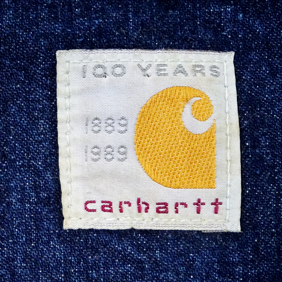 美品 carhartt 100YEARS DENIM PAINTER PANTS カーハート 100周年 デニムペインター パンツ Lot 0180 W31の画像3