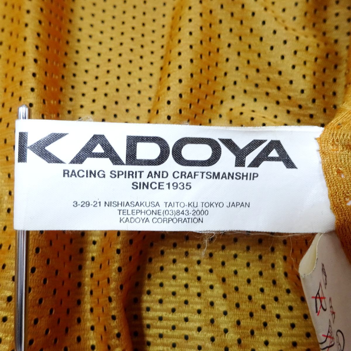 KADOYA LEATHER RIDERS JACKET カドヤ レザーライディング ジャケット 黒 Lサイズ ライダースジャケットの画像4