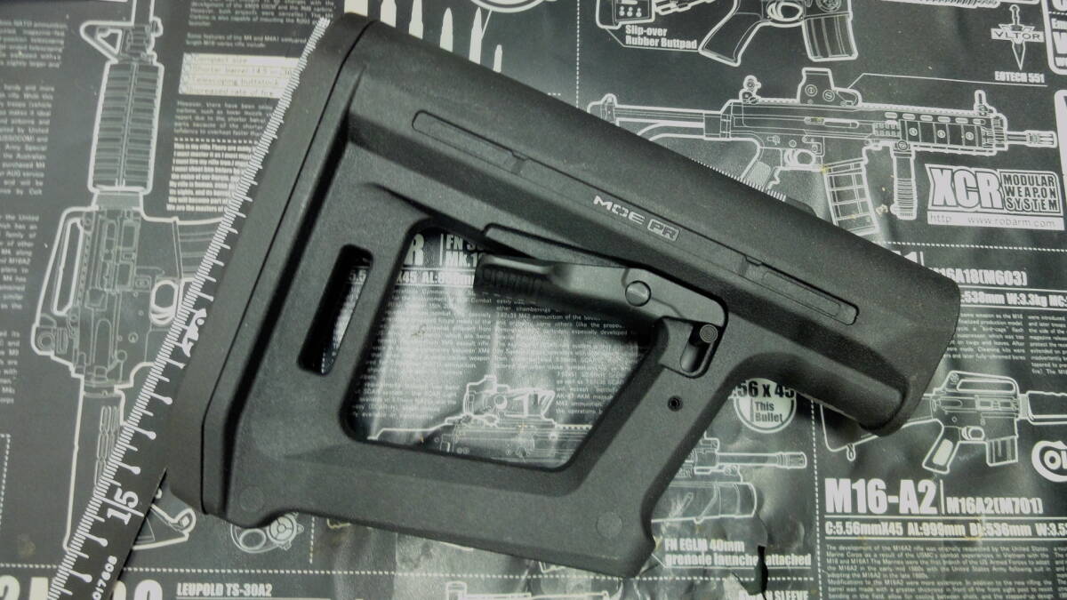 実物 マグプル M4 AR15 PRストック BK MAGPUL #1435_画像2