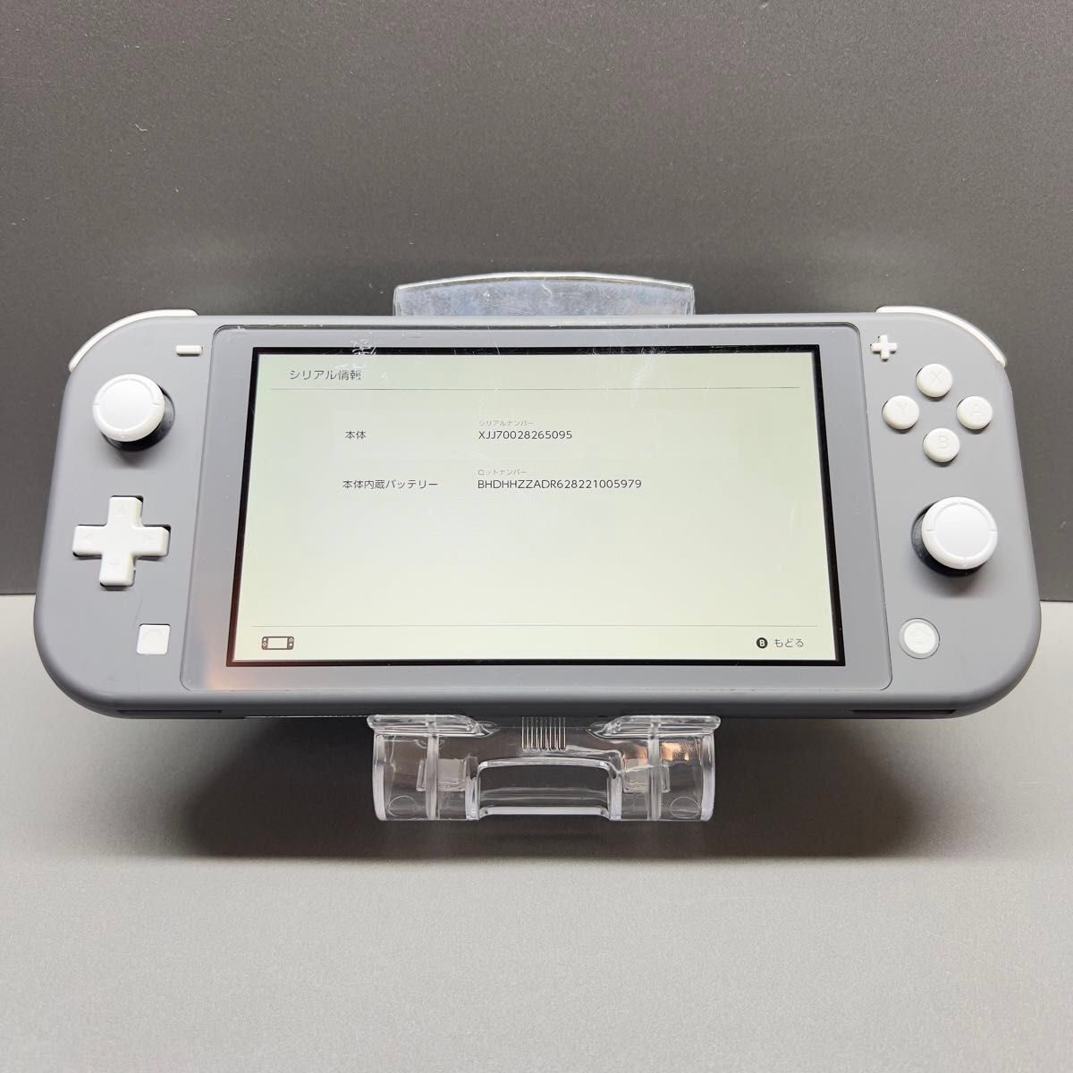 【動作品】スイッチライト グレー 本体のみ メンテナンス済み