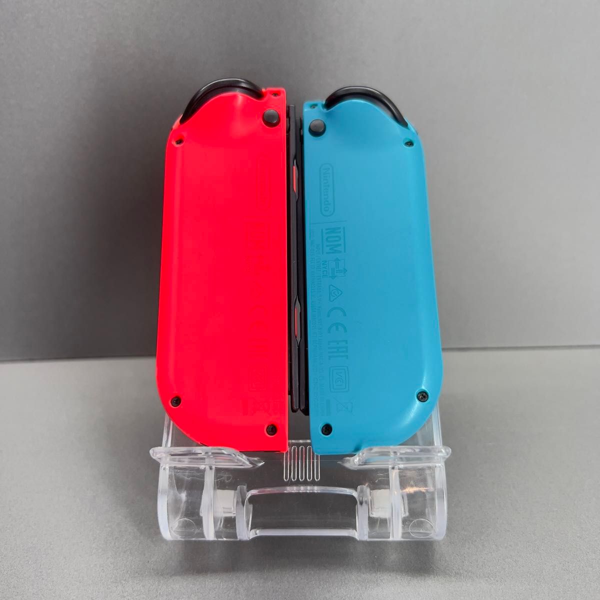 【動作品】Joy-Con L R ジョイコン左右セット ネオンブルー・ネオンレッド メンテナンス済み