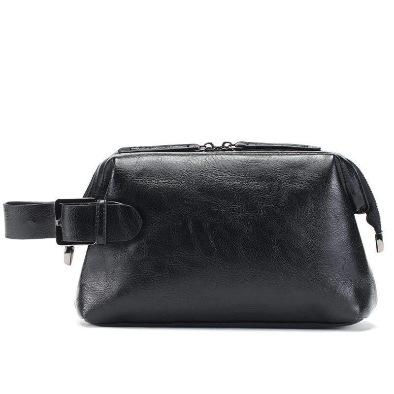  men's bag clutch bag leather body bag second bag high capacity 