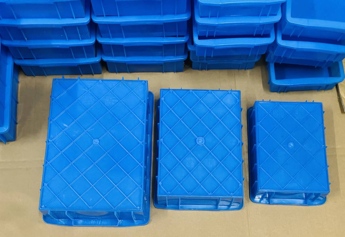 新品訳あり・プラスチックコンテナ大中小72個セット パーツボックス ツールケース 大量セット BOX パーツケース