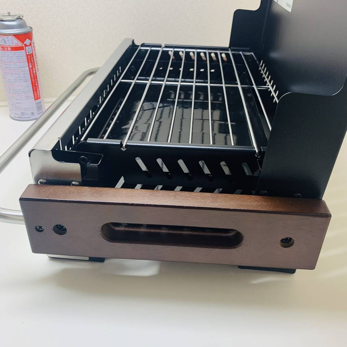 超高品質 バーベキューコンロ 卓上BBQ折りたたみ ステンレス製 炭グリルポータブル キャップ アウトドア 502×328×335mm