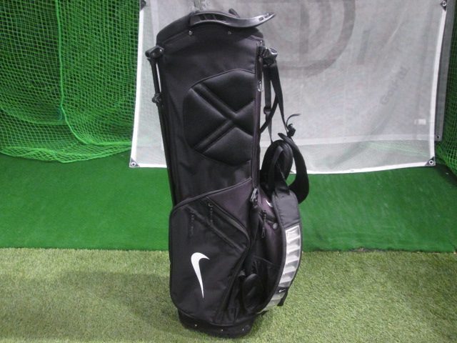 GK Suzuka * used 661 NIKE Nike * air hybrid stand caddy bag * black * black *14 division * value *