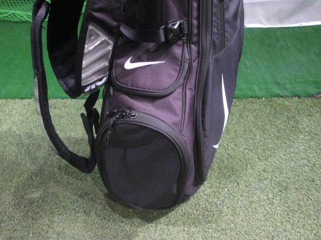 GK Suzuka * used 661 NIKE Nike * air hybrid stand caddy bag * black * black *14 division * value *